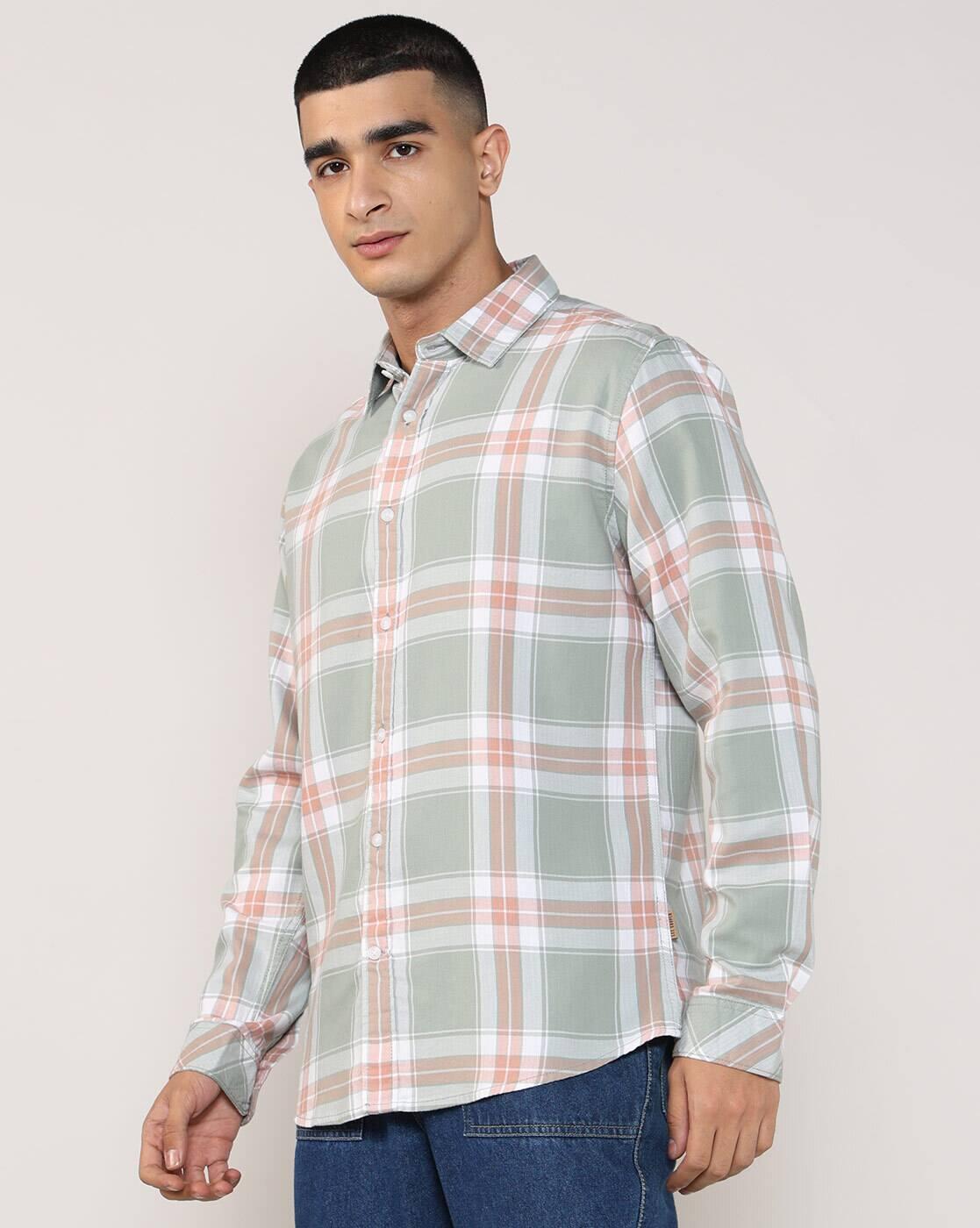 Lee Cooper | Men Checked Regular Fit Shirt|1