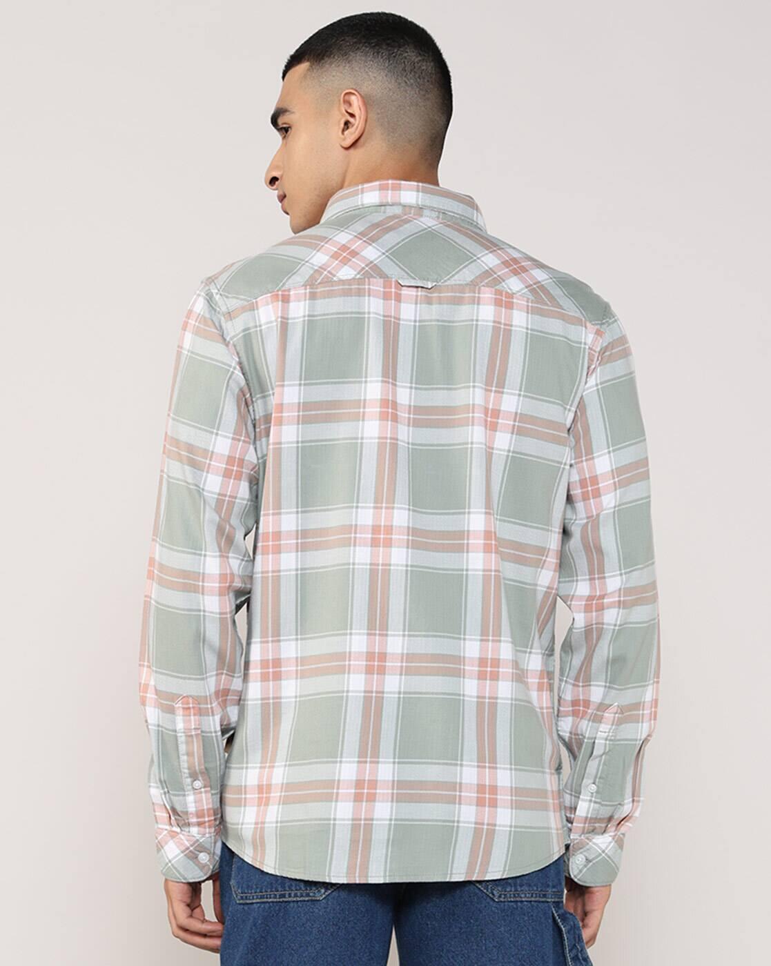 Lee Cooper | Men Checked Regular Fit Shirt|2
