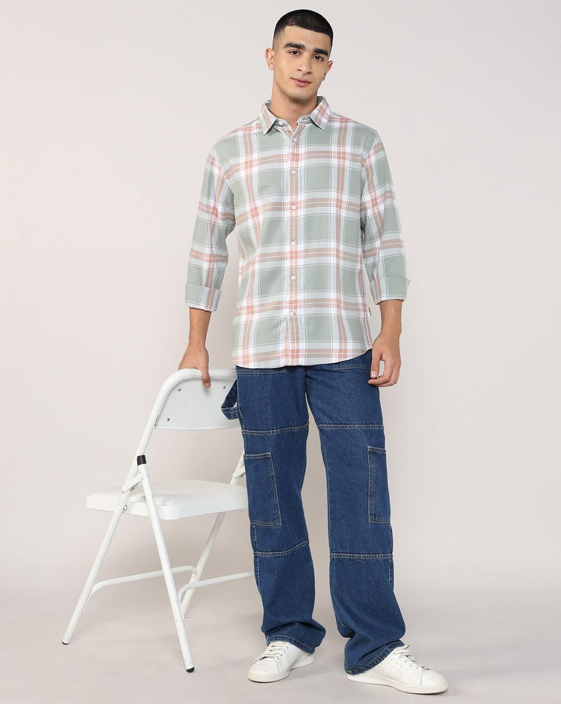Lee Cooper | Men Checked Regular Fit Shirt|4