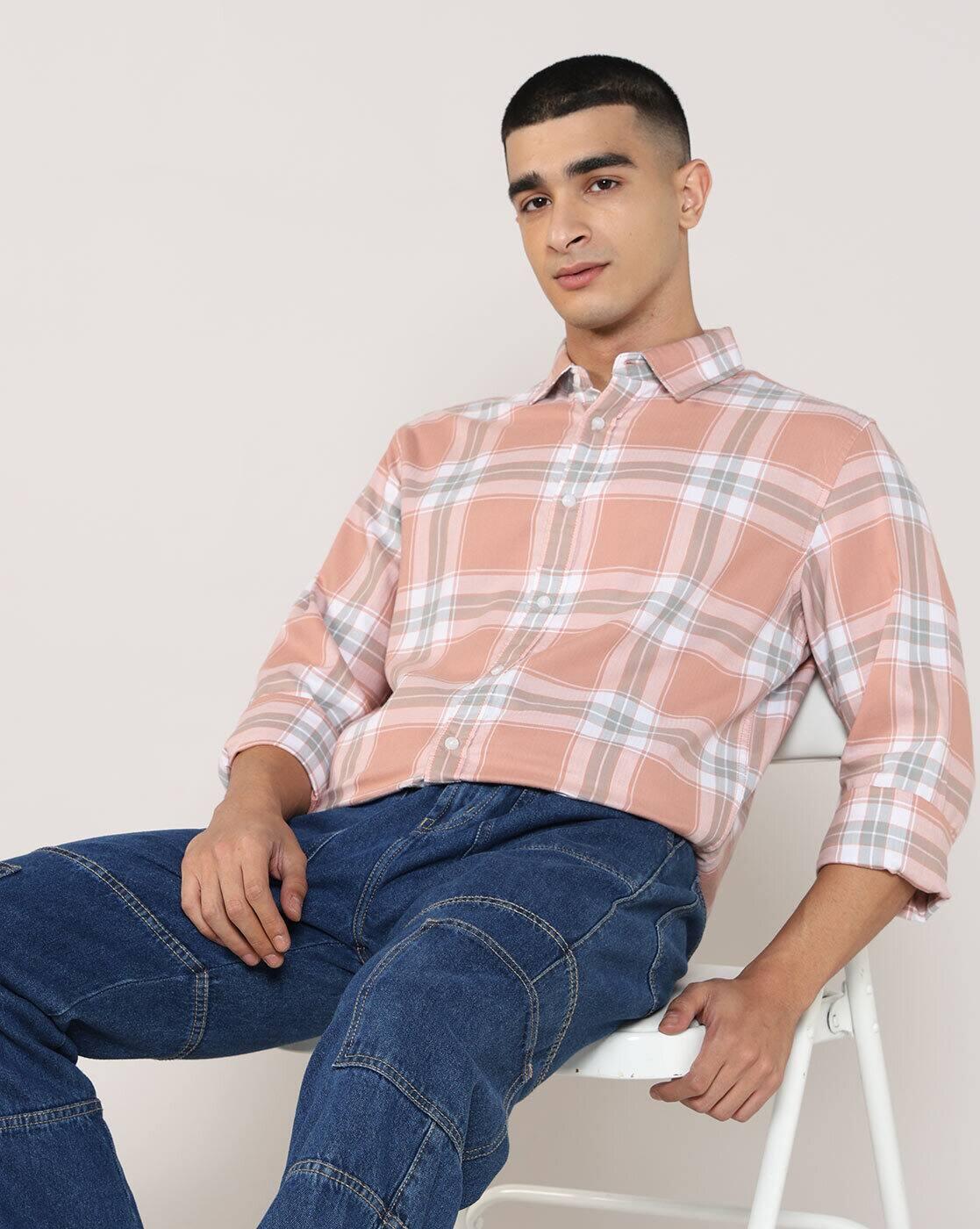 Lee Cooper | Men Checked Regular Fit Shirt|0