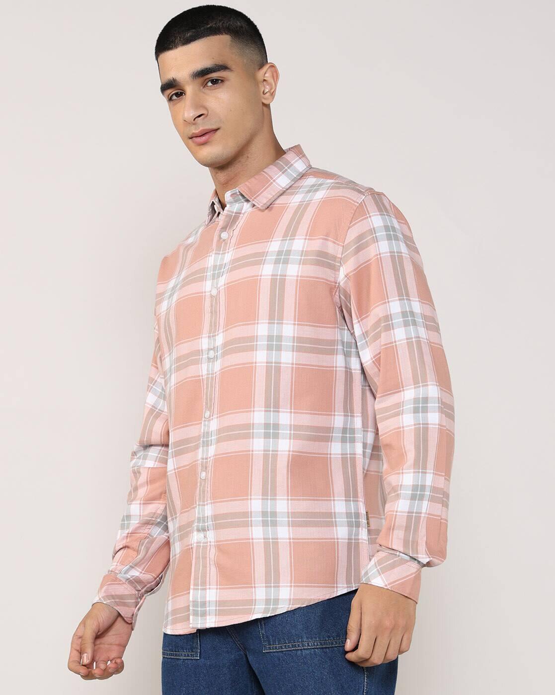 Lee Cooper | Men Checked Regular Fit Shirt|1