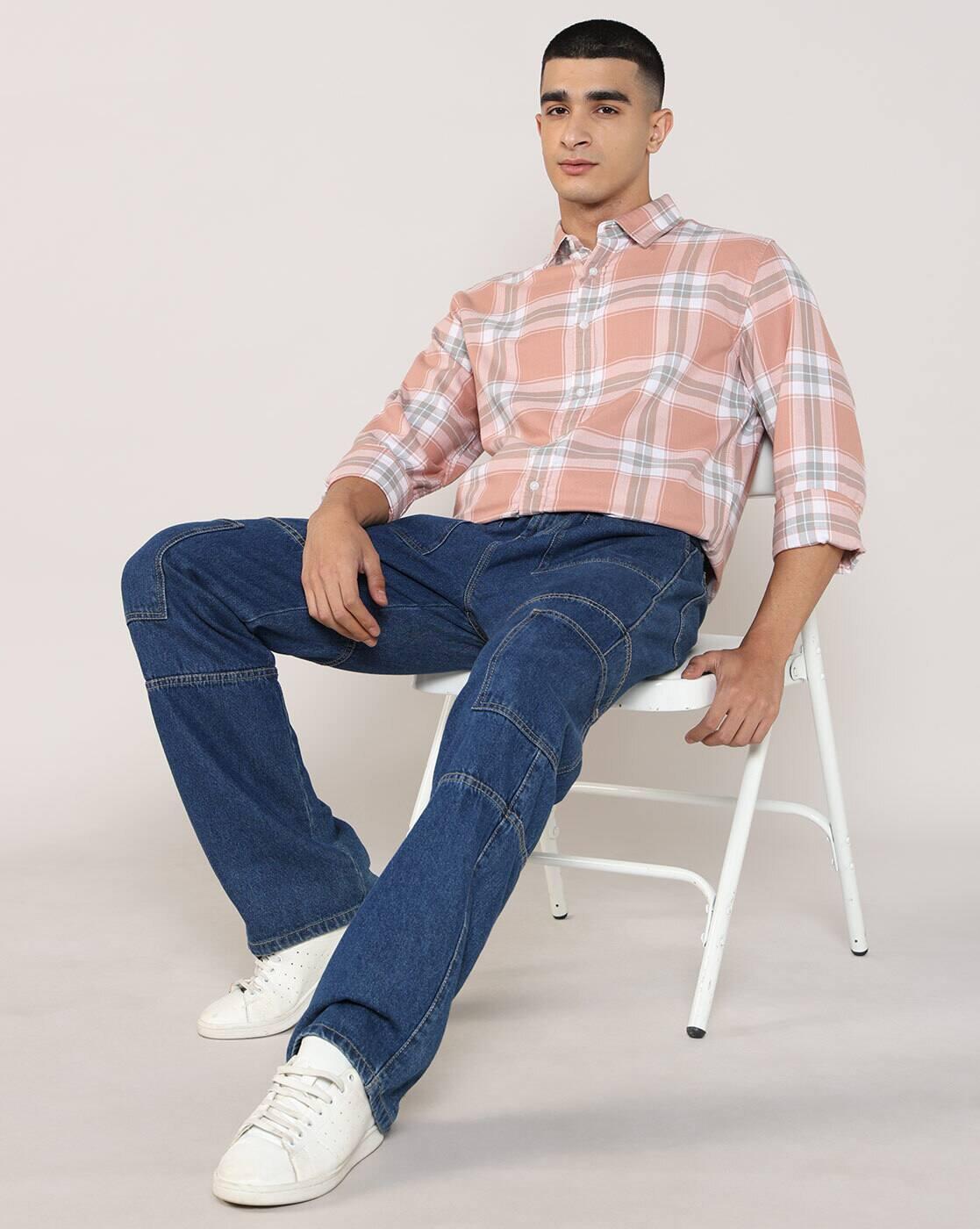 Lee Cooper | Men Checked Regular Fit Shirt|4