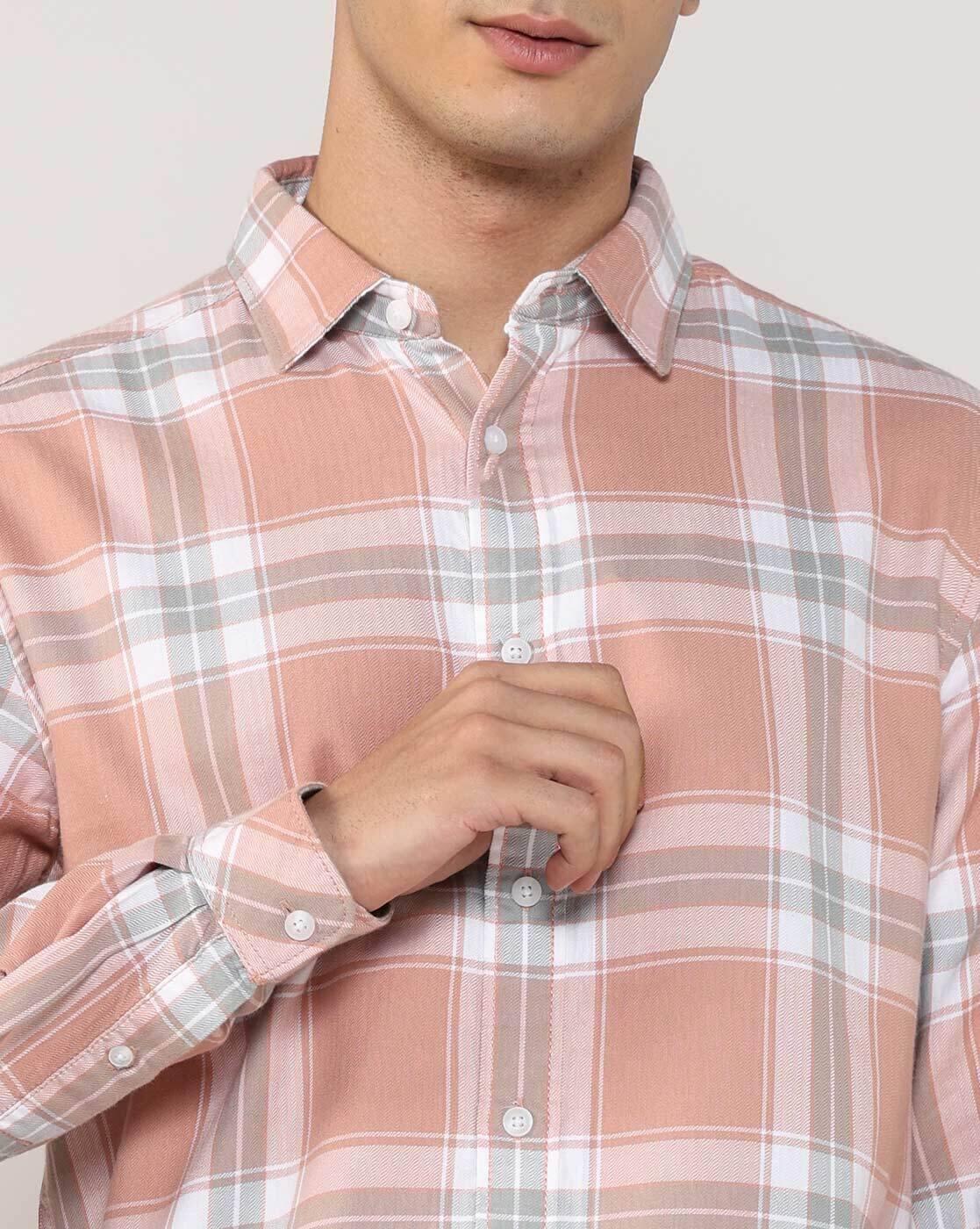 Lee Cooper | Men Checked Regular Fit Shirt|5