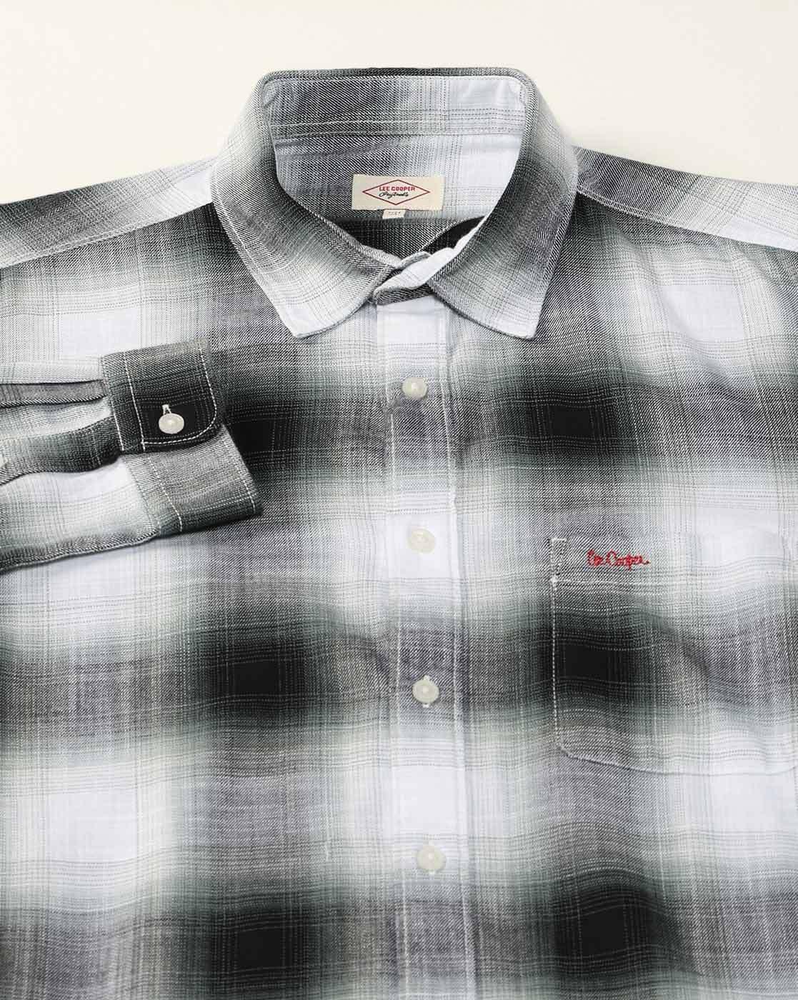 Lee Cooper | Men Checked Regular Fit Shirt with Patch Pocket|7