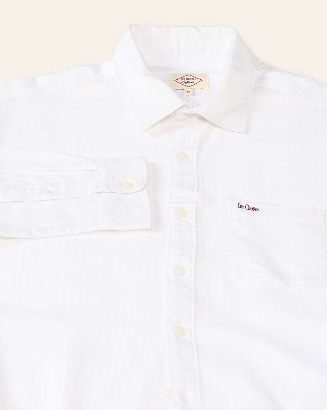 Lee Cooper | Men Regular Fit Shirt with Patch Pocket|7