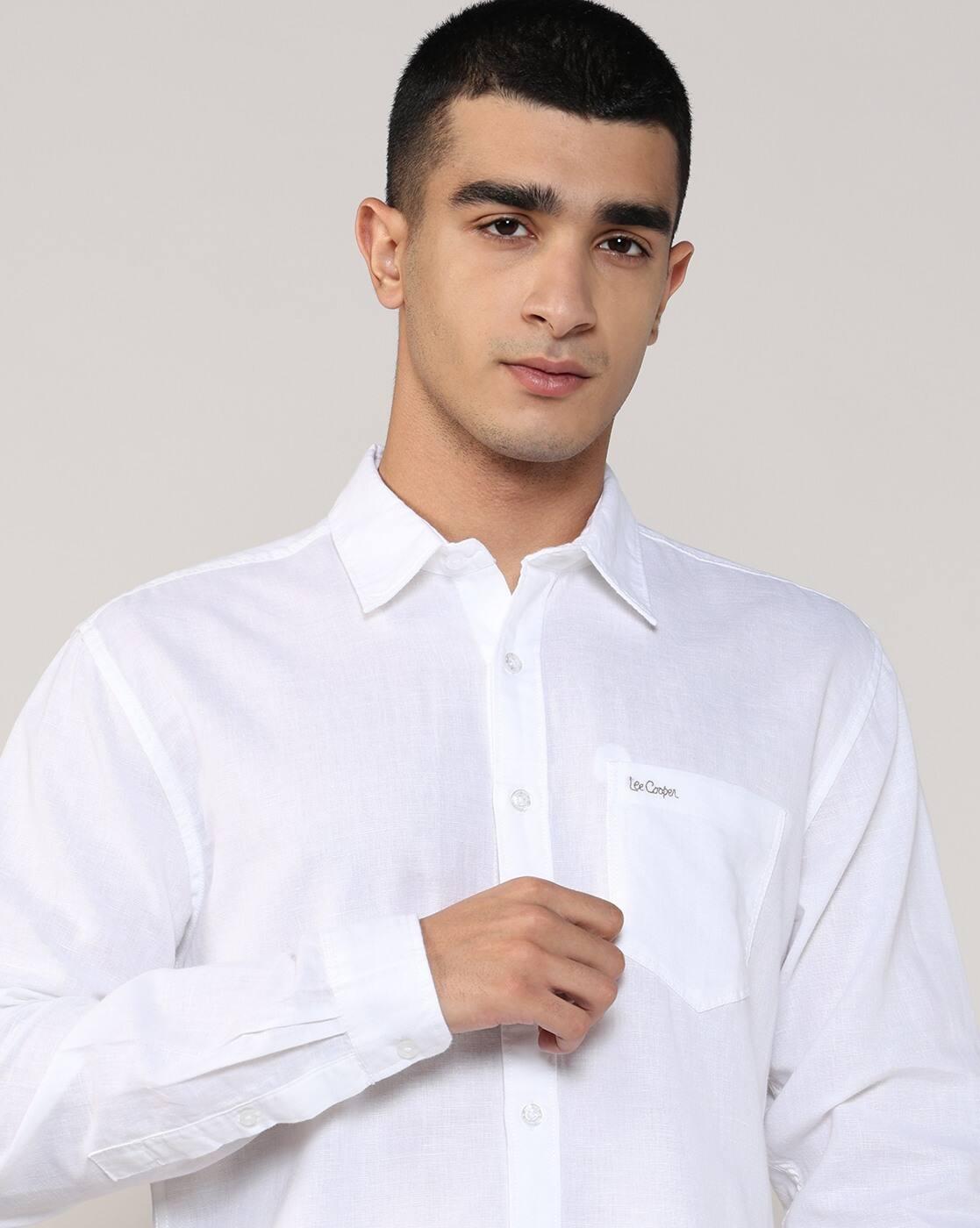 Lee Cooper | Men Regular Fit Shirt with Patch Pocket|6