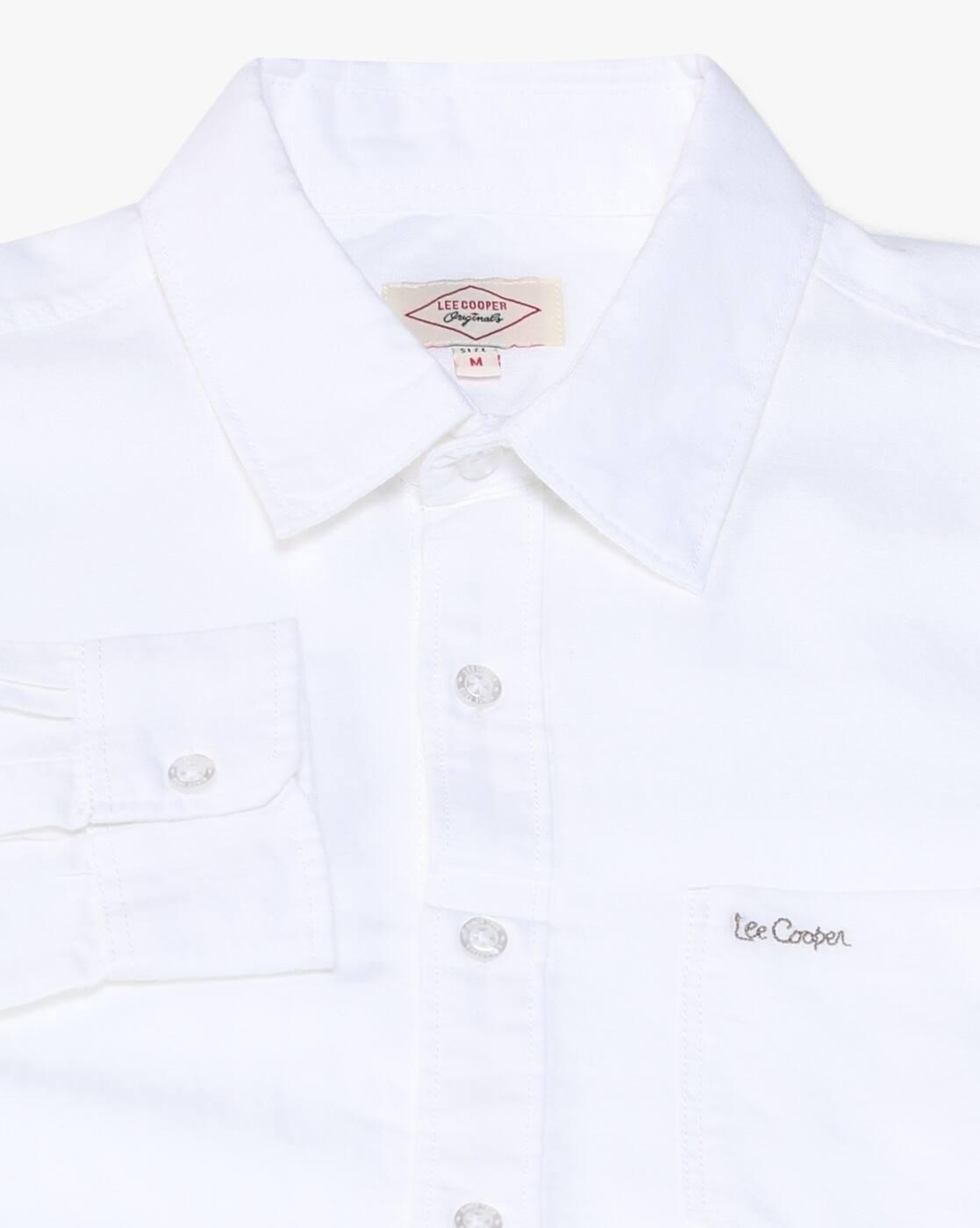 Lee Cooper | Men Regular Fit Shirt with Patch Pocket|7