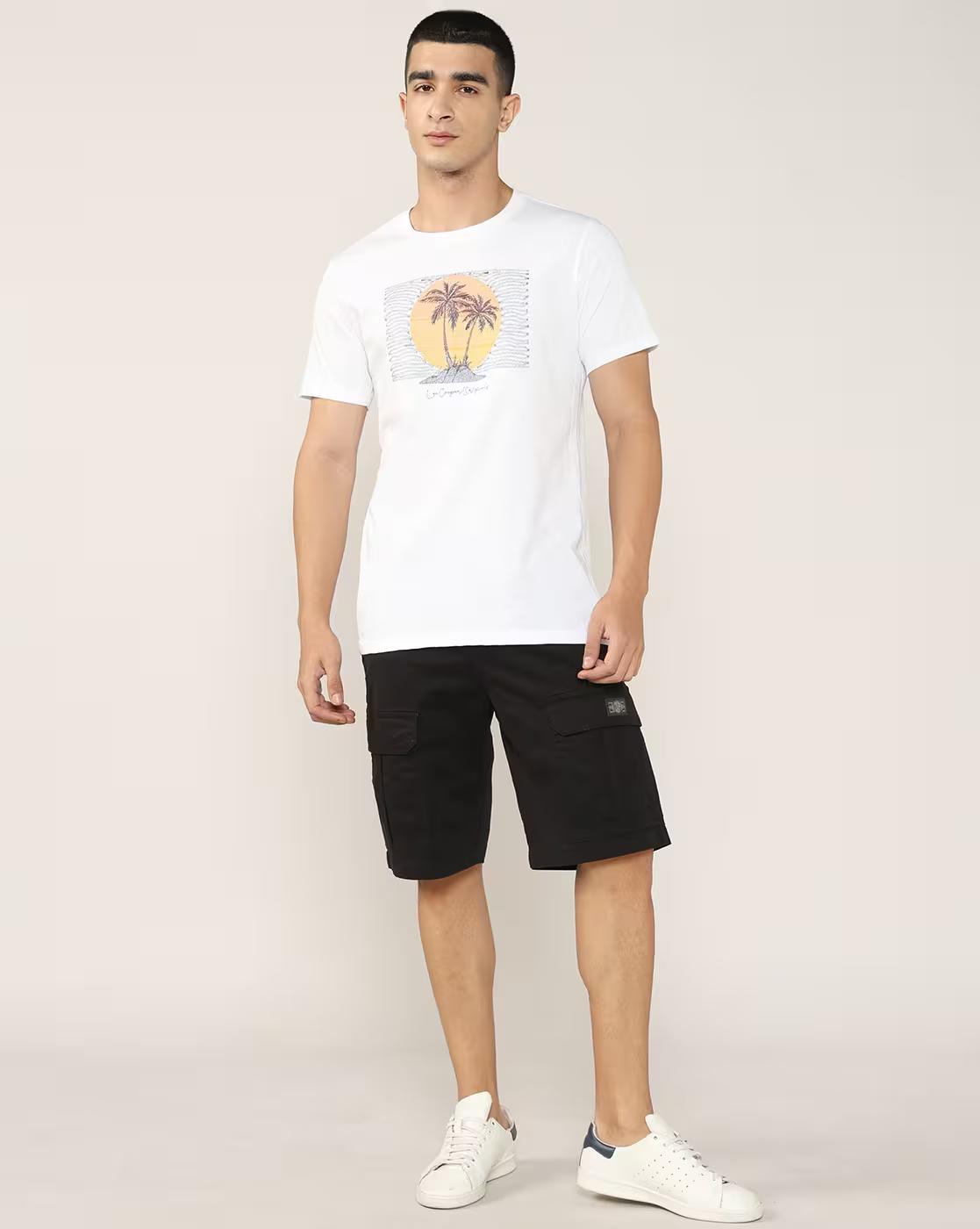 Lee Cooper | Men Loose Fit Denim Shorts|0