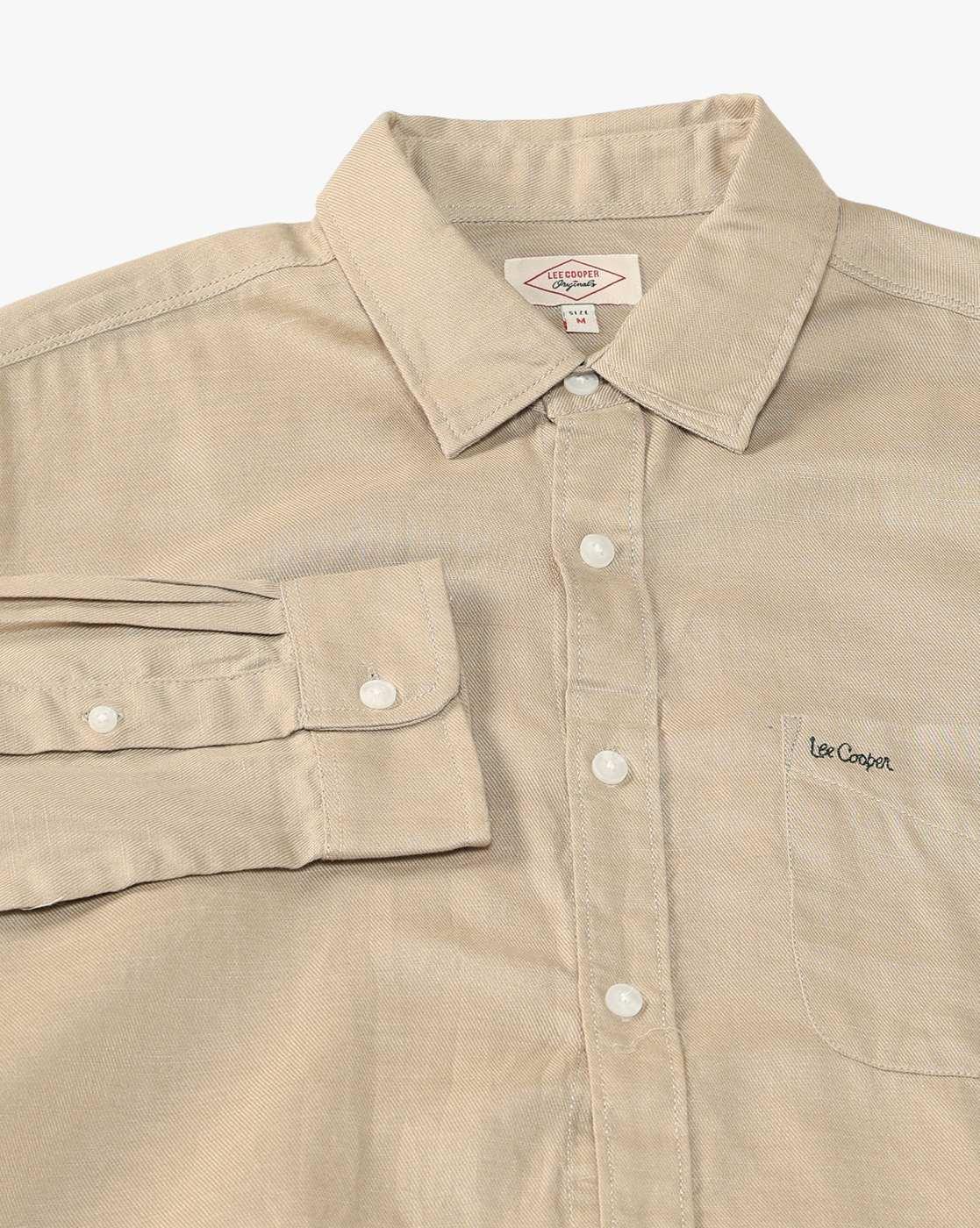 Lee Cooper | Men Regular Fit Shirt with Patch Pocket|6
