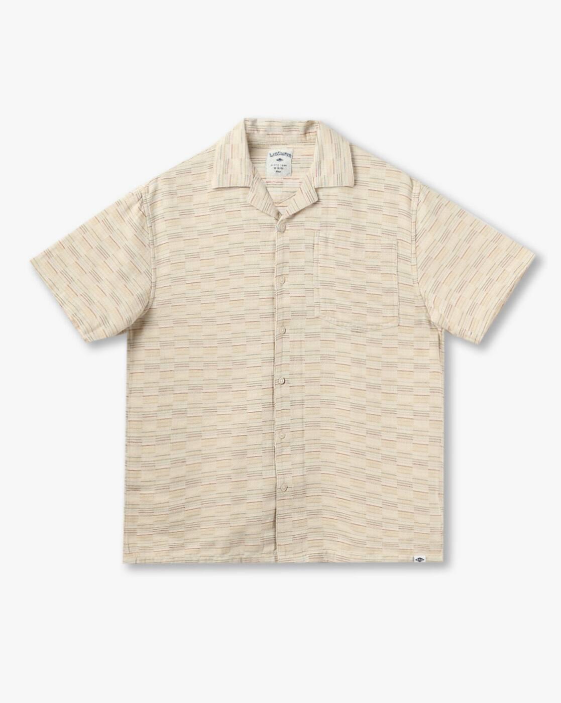 Lee Cooper | Boys Striped Oversized Shirt with Patch Pocket|0