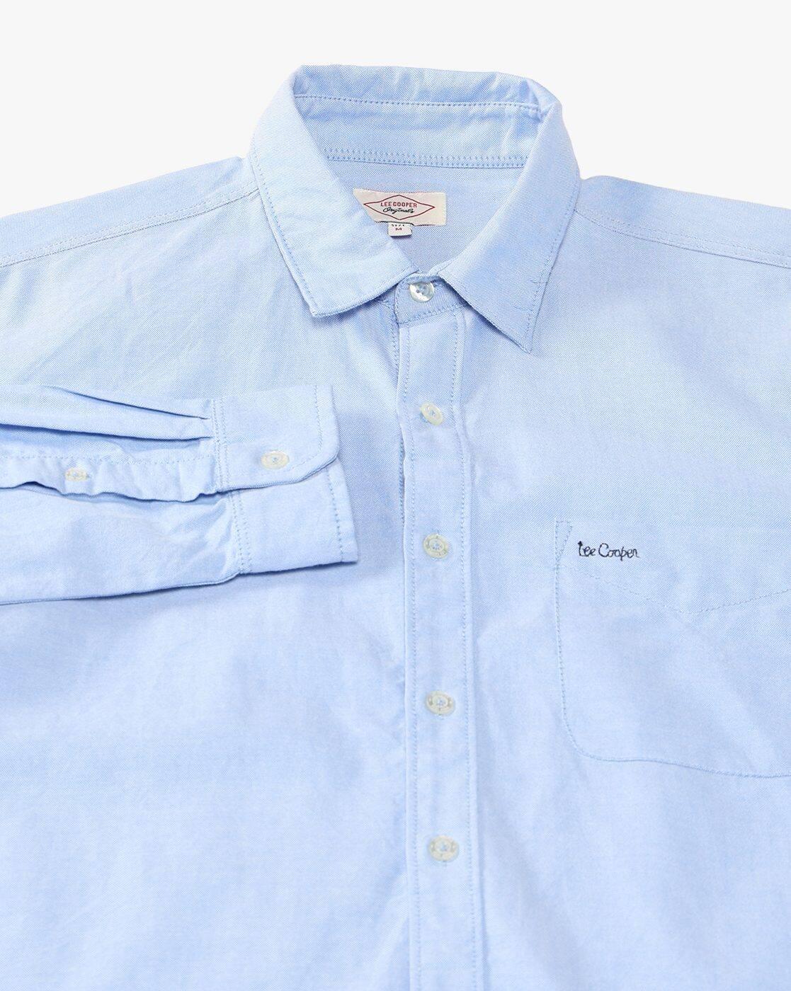 Lee Cooper | Men Regular Fit Shirt with Patch Pocket|6