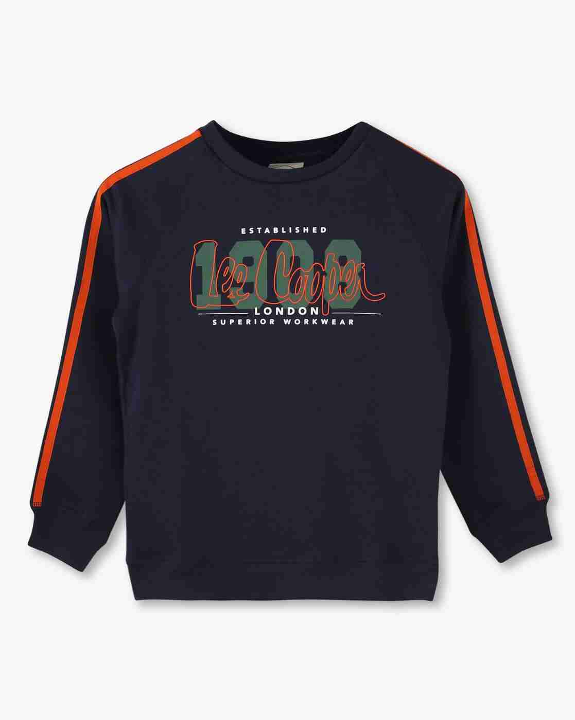 Boys Brand Print Regular Fit Sweatshirt