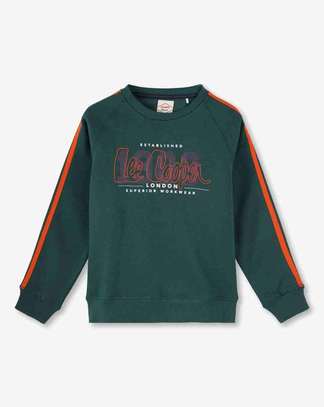 Lee Cooper | Boys Brand Print Regular Fit Sweatshirt|0