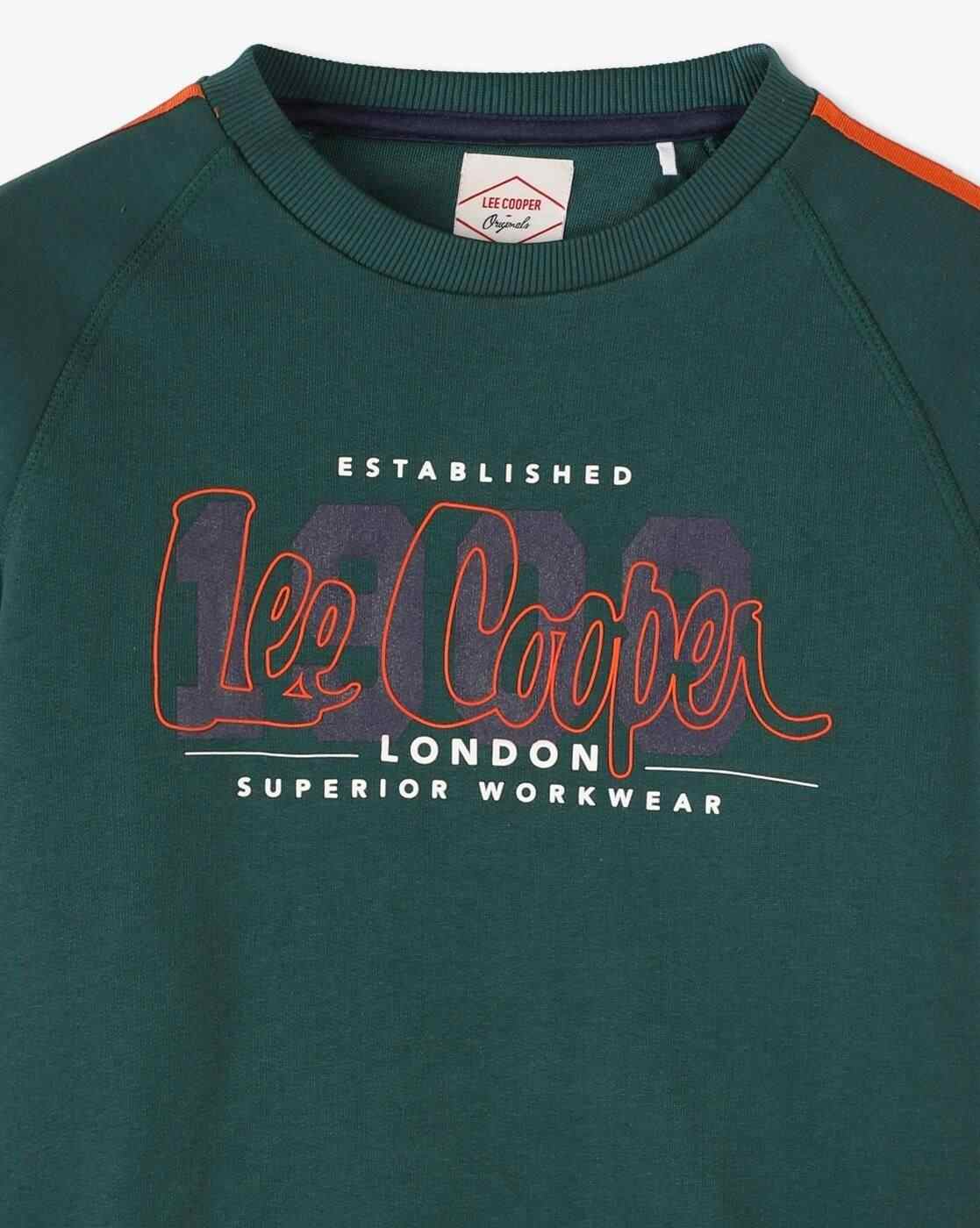 Lee Cooper | Boys Brand Print Regular Fit Sweatshirt|2