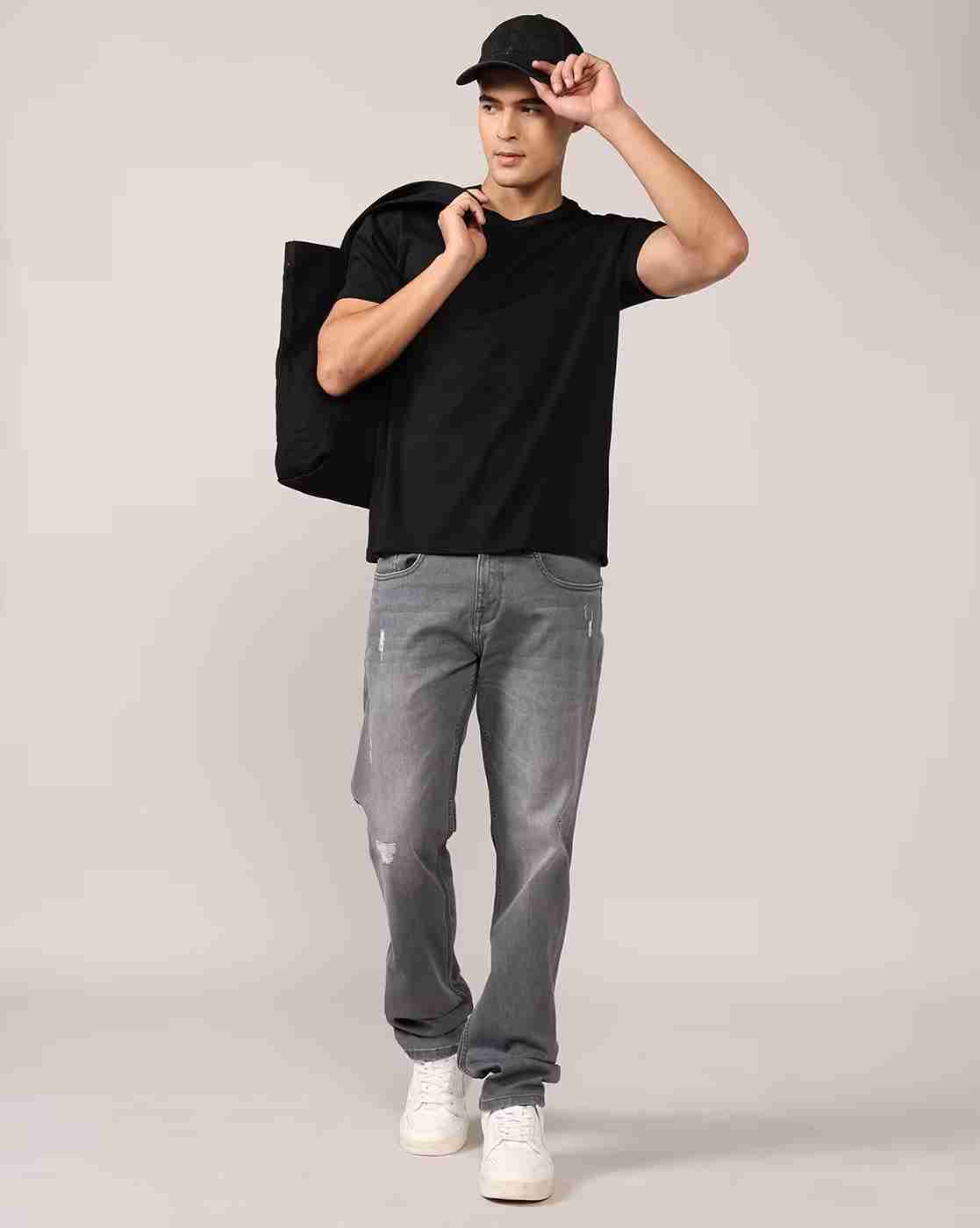 Lee Cooper | Men Lightly Washed Straight Jeans|0
