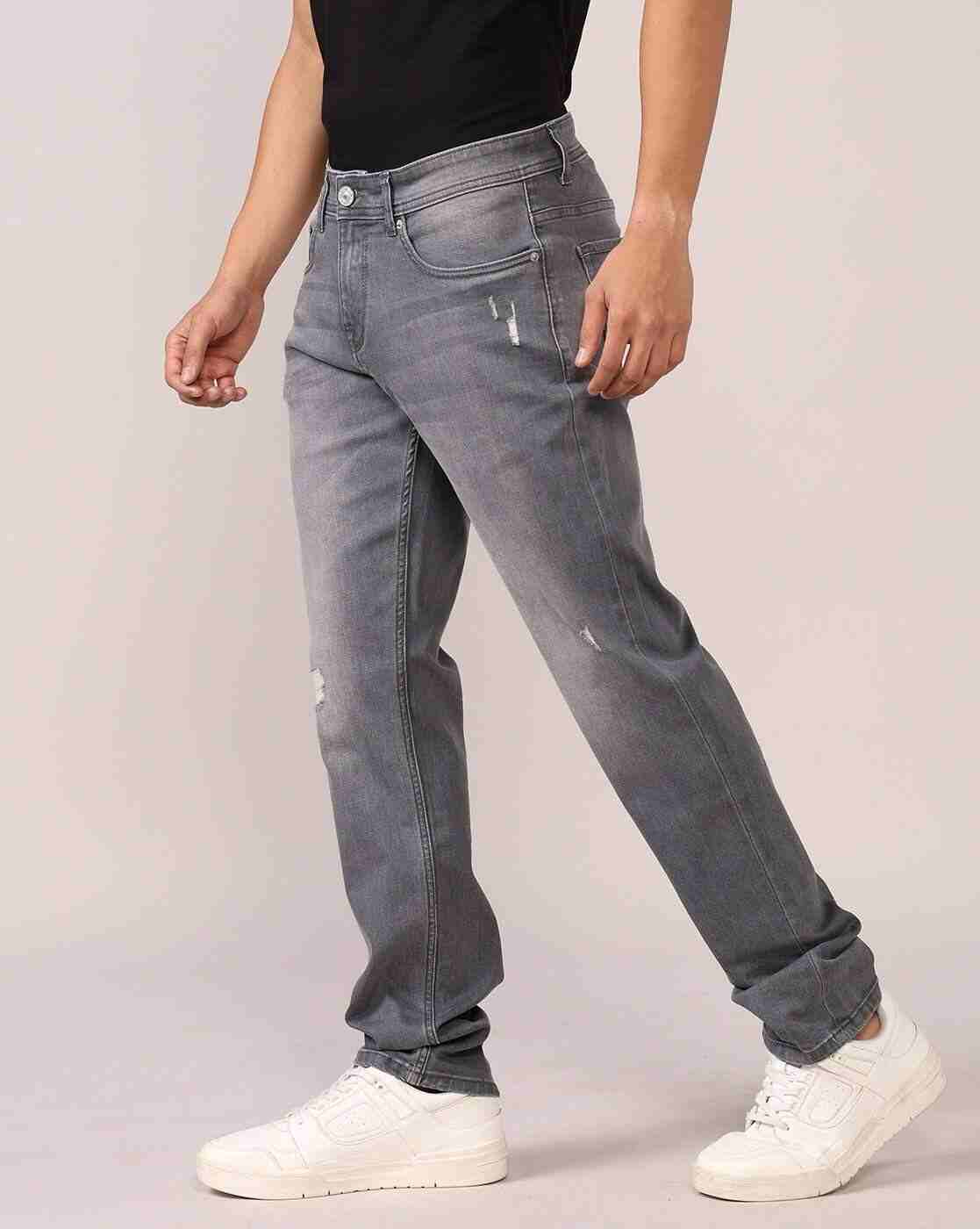 Lee Cooper | Men Lightly Washed Straight Jeans|2