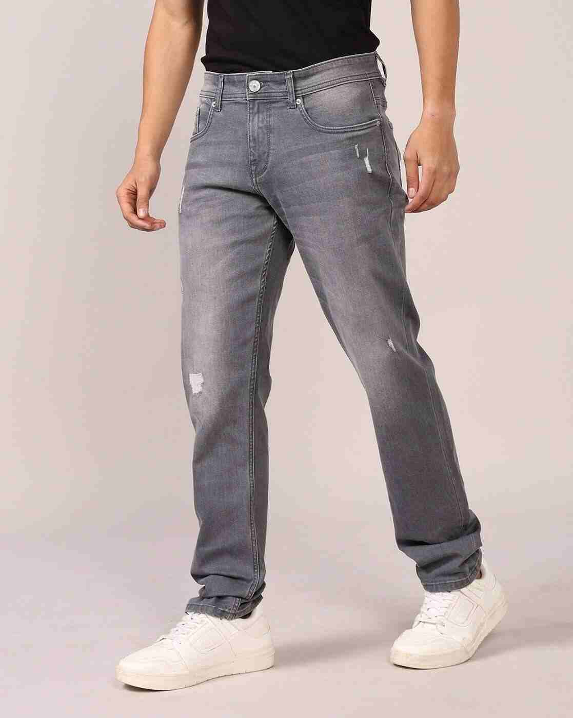 Lee Cooper | Men Lightly Washed Straight Jeans|4