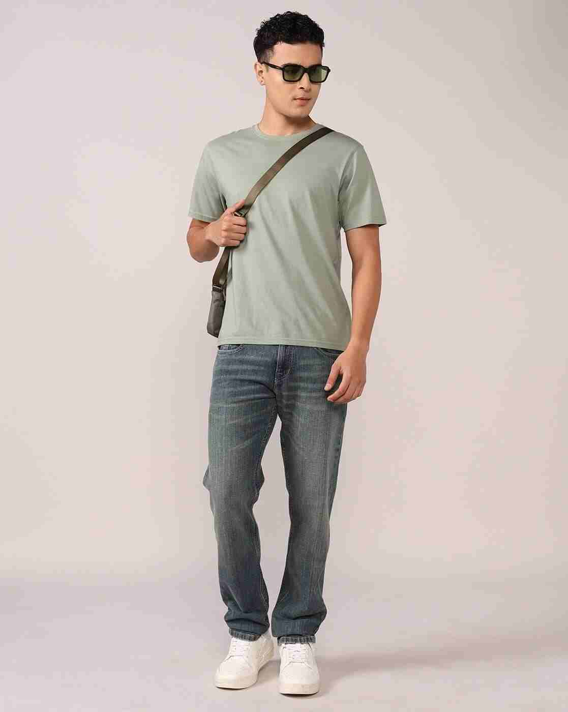 Lee Cooper | Men Lightly Washed Straight Jeans|0