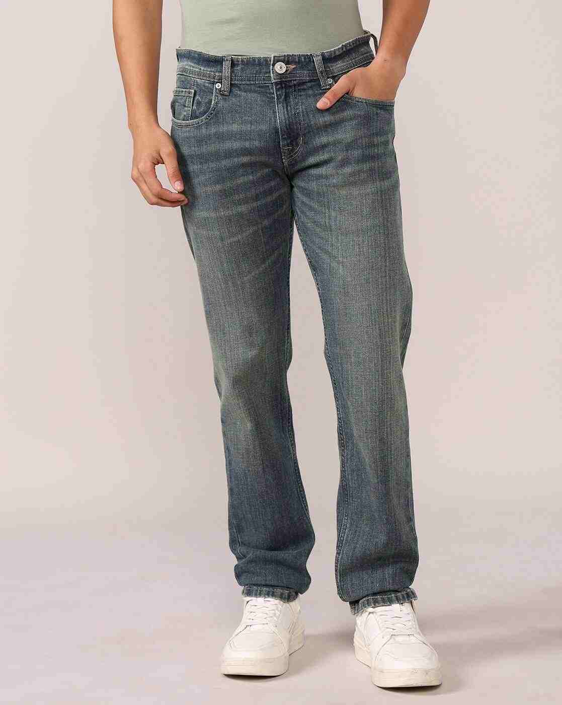 Lee Cooper | Men Lightly Washed Straight Jeans|1