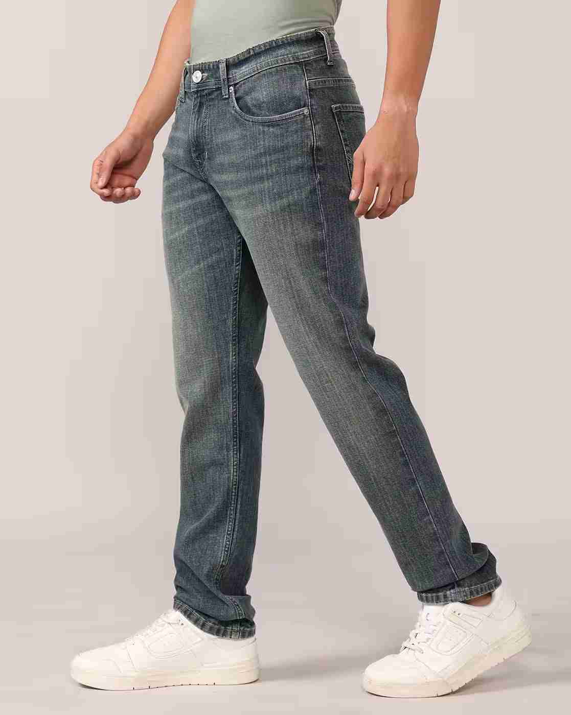Lee Cooper | Men Lightly Washed Straight Jeans|2