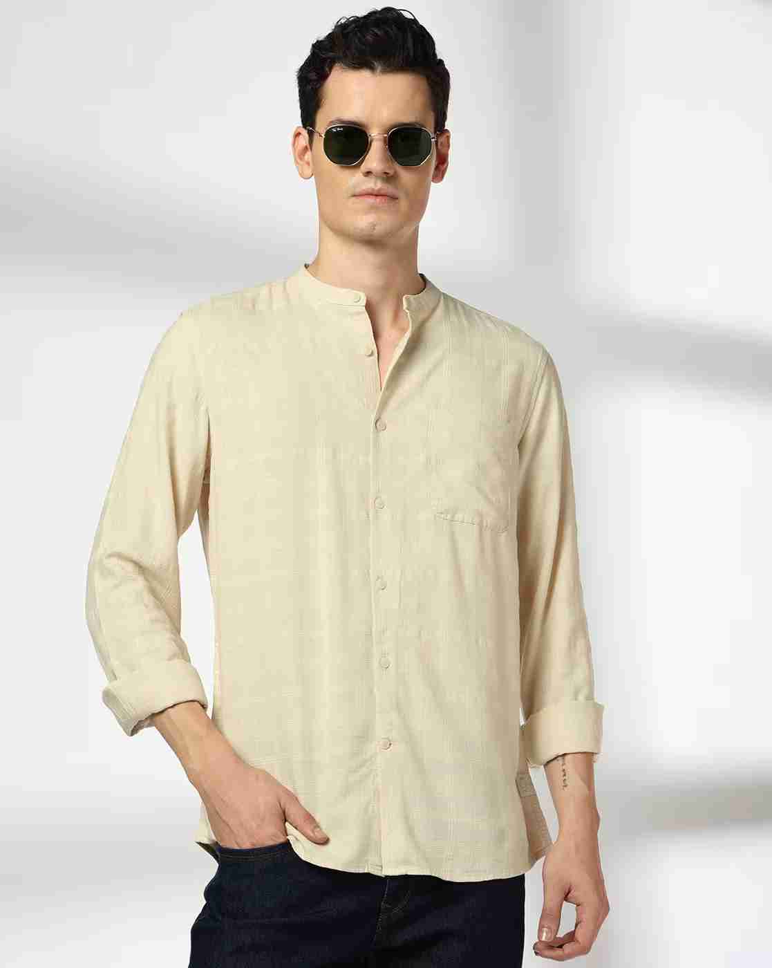 Lee Cooper | Men Regular Fit Shirt with Patch Pocket|0