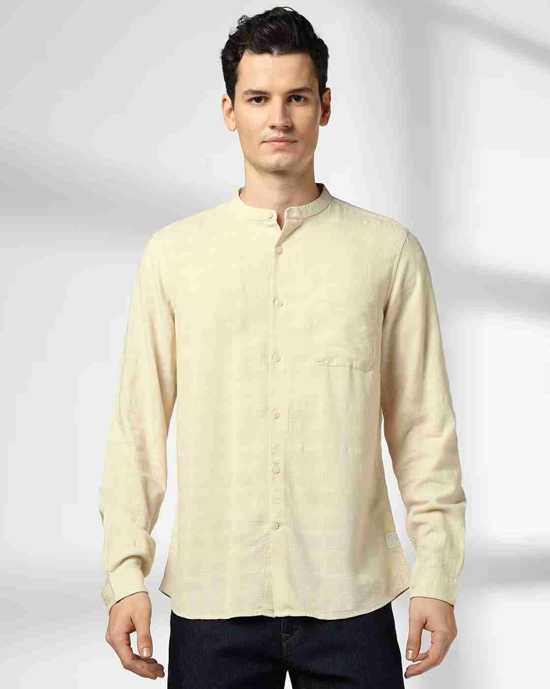 Lee Cooper | Men Regular Fit Shirt with Patch Pocket|3