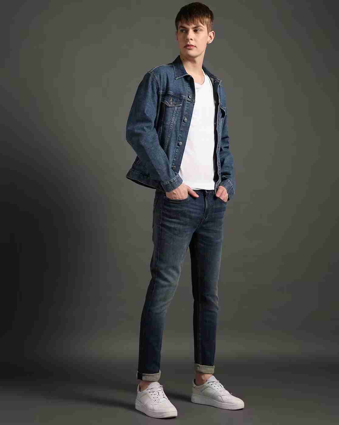 Lee Cooper | Men Lightly Washed Slim Fit Jeans|0