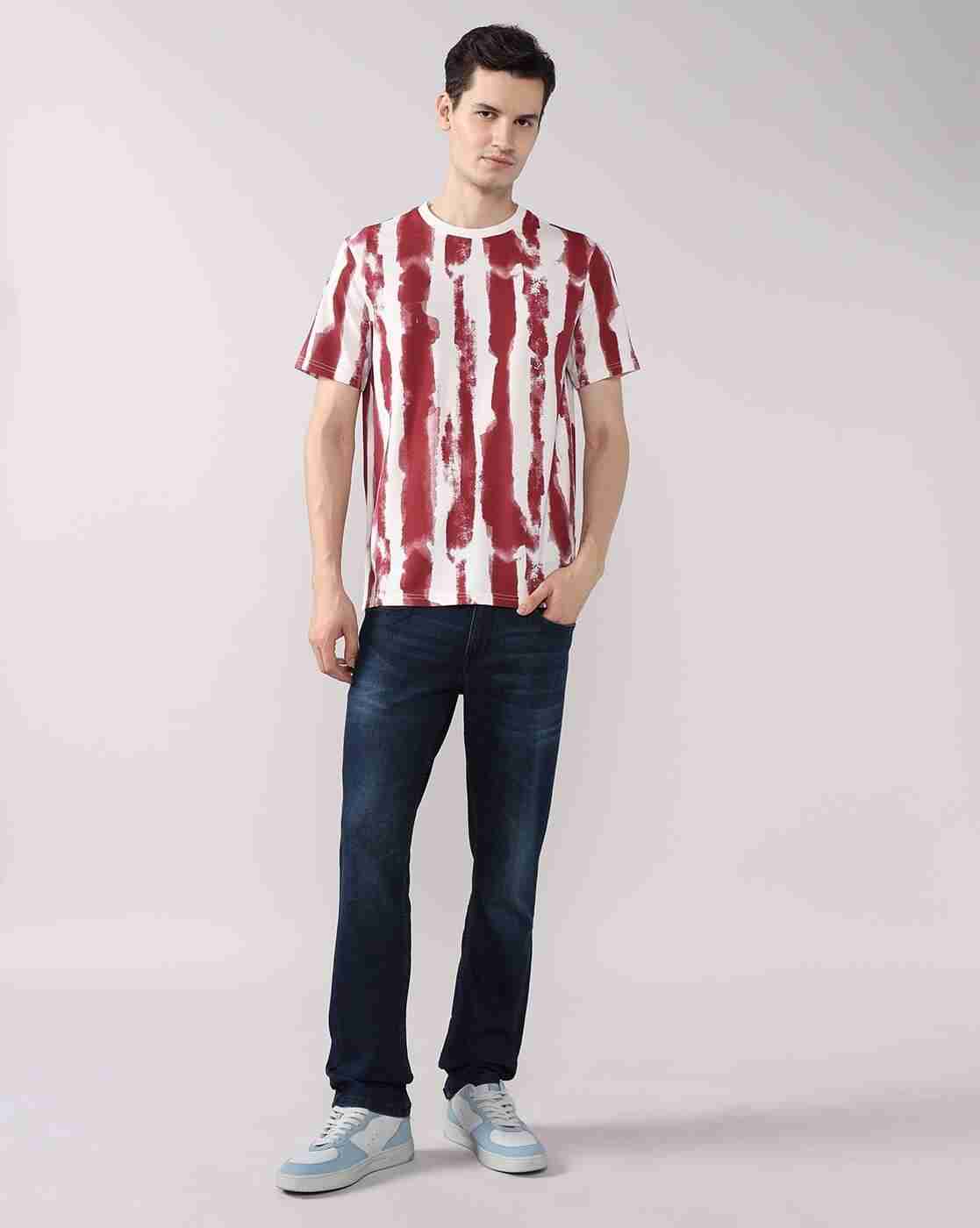 Lee Cooper | Men Printed Regular Fit Crew-Neck T-Shirt|4