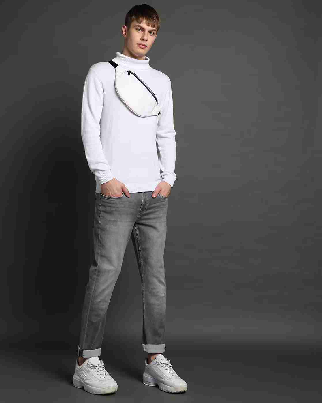 Lee Cooper | Men Lightly Washed Slim Fit Jeans|0