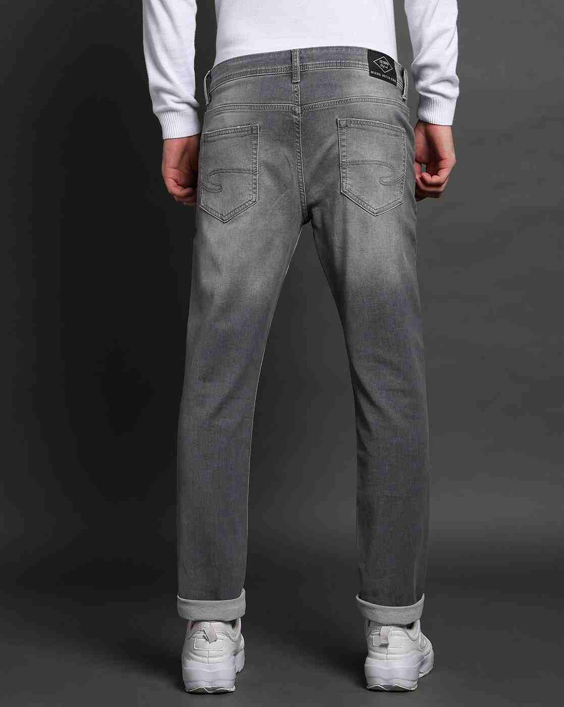 Lee Cooper | Men Lightly Washed Slim Fit Jeans|2
