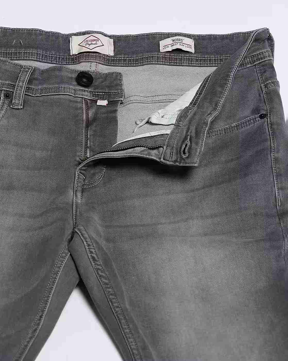 Lee Cooper | Men Lightly Washed Slim Fit Jeans|5