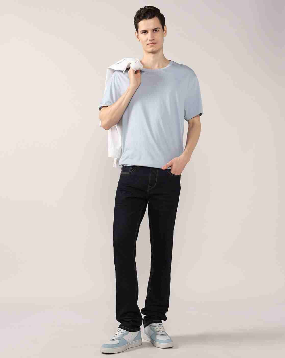 Lee Cooper | Men Lightly Washed Straight Fit Jeans|0