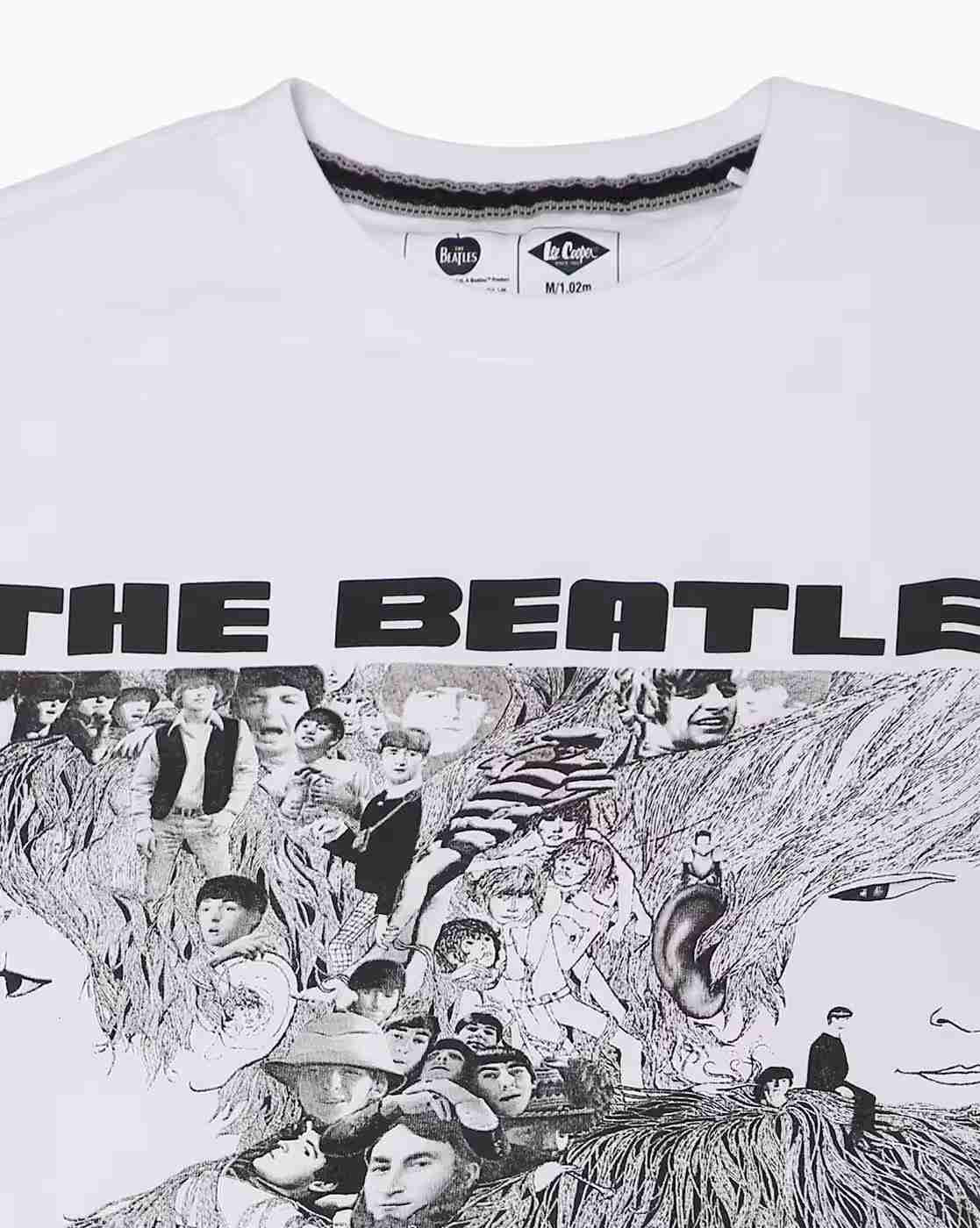 Lee Cooper | The Beatles - Men Graphic Print Regular Fit Crew-Neck T-Shirt|4