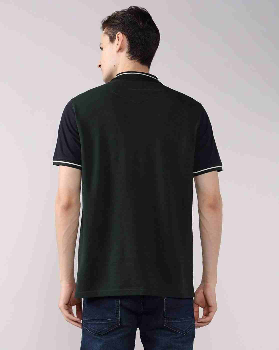 Lee Cooper | Men Colourblock Regular Fit Polo T-Shirt|3
