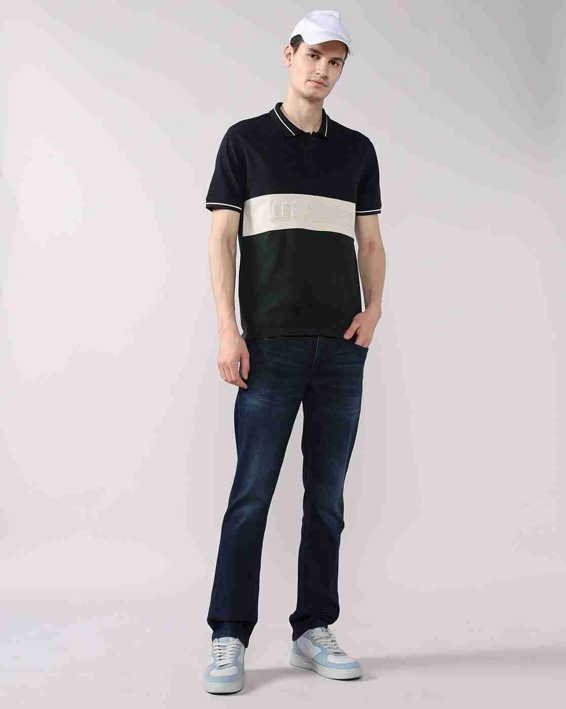 Lee Cooper | Men Colourblock Regular Fit Polo T-Shirt|4