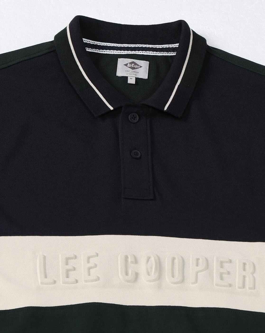 Lee Cooper | Men Colourblock Regular Fit Polo T-Shirt|6