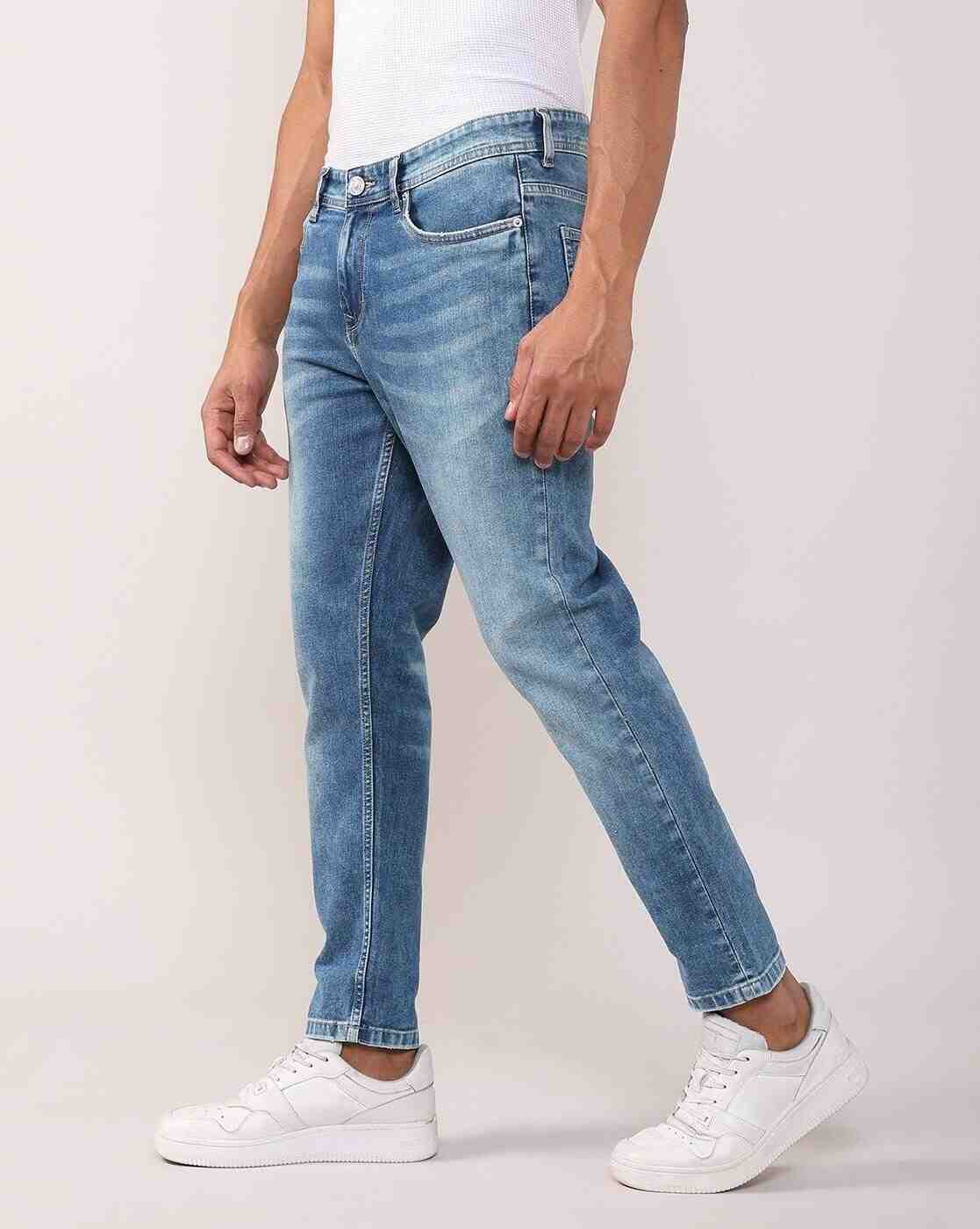 Lee Cooper | Men Mid-Wash Slim Fit Jeans|1