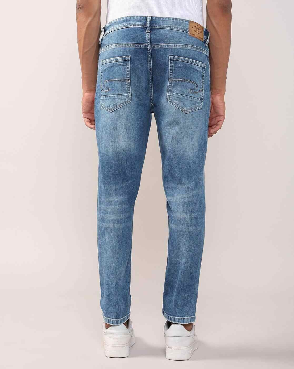 Lee Cooper | Men Mid-Wash Slim Fit Jeans|2