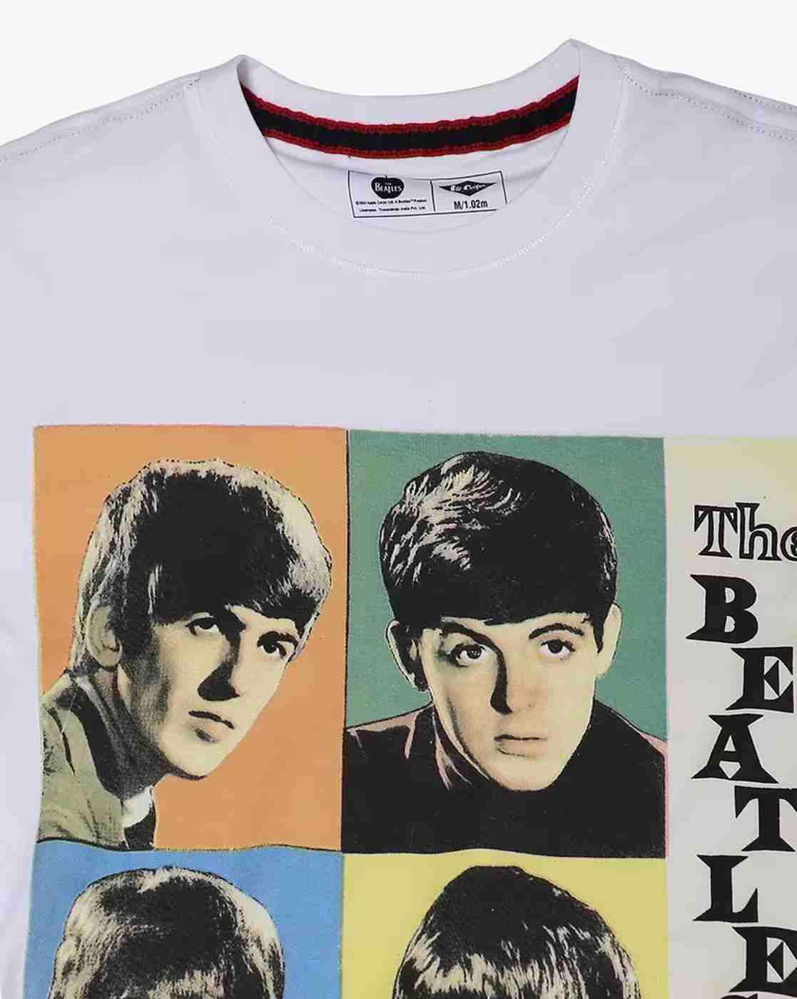 Lee Cooper | The Beatles - Men The Beatles Regular Fit Crew-Neck T-Shirt|4