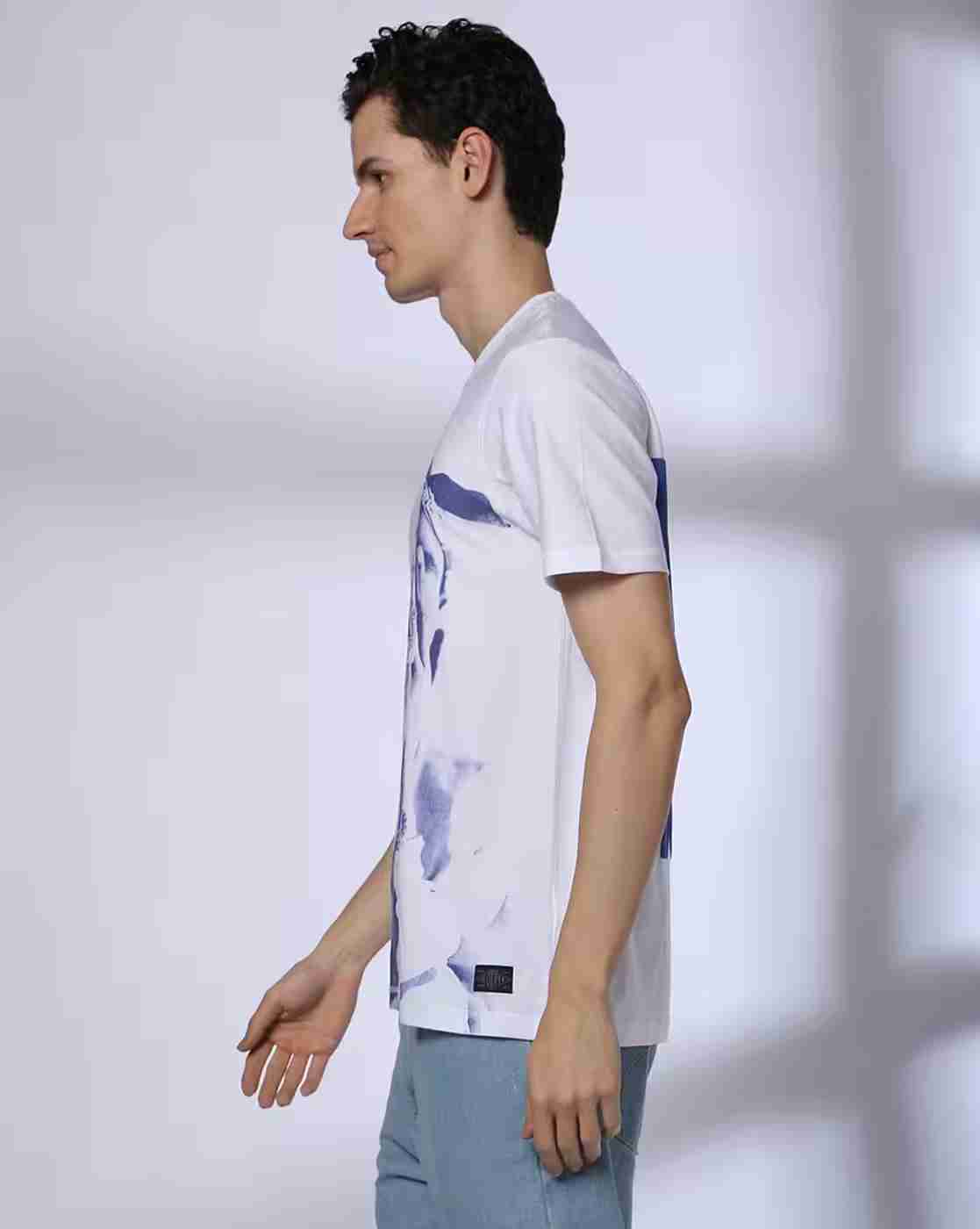 Lee Cooper | Tupac - Men Tupac Print Regular Fit Crew-Neck T-Shirt|2