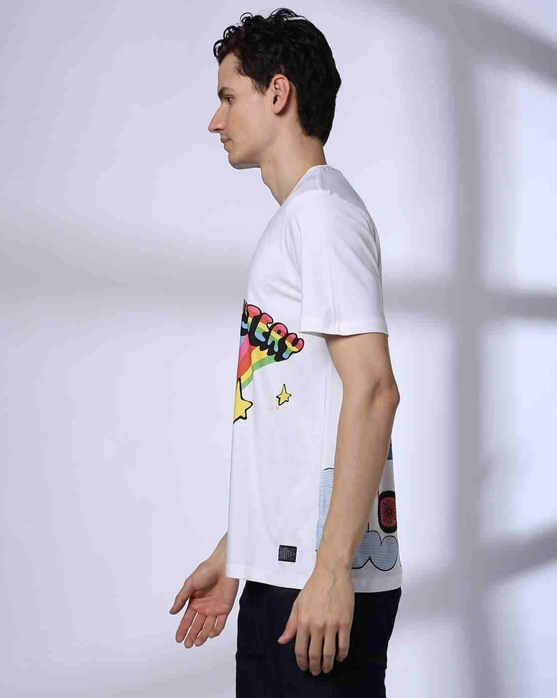 Lee Cooper | The Beatles - Men Beatles Print Regular Fit Crew-Neck T-Shirt|2