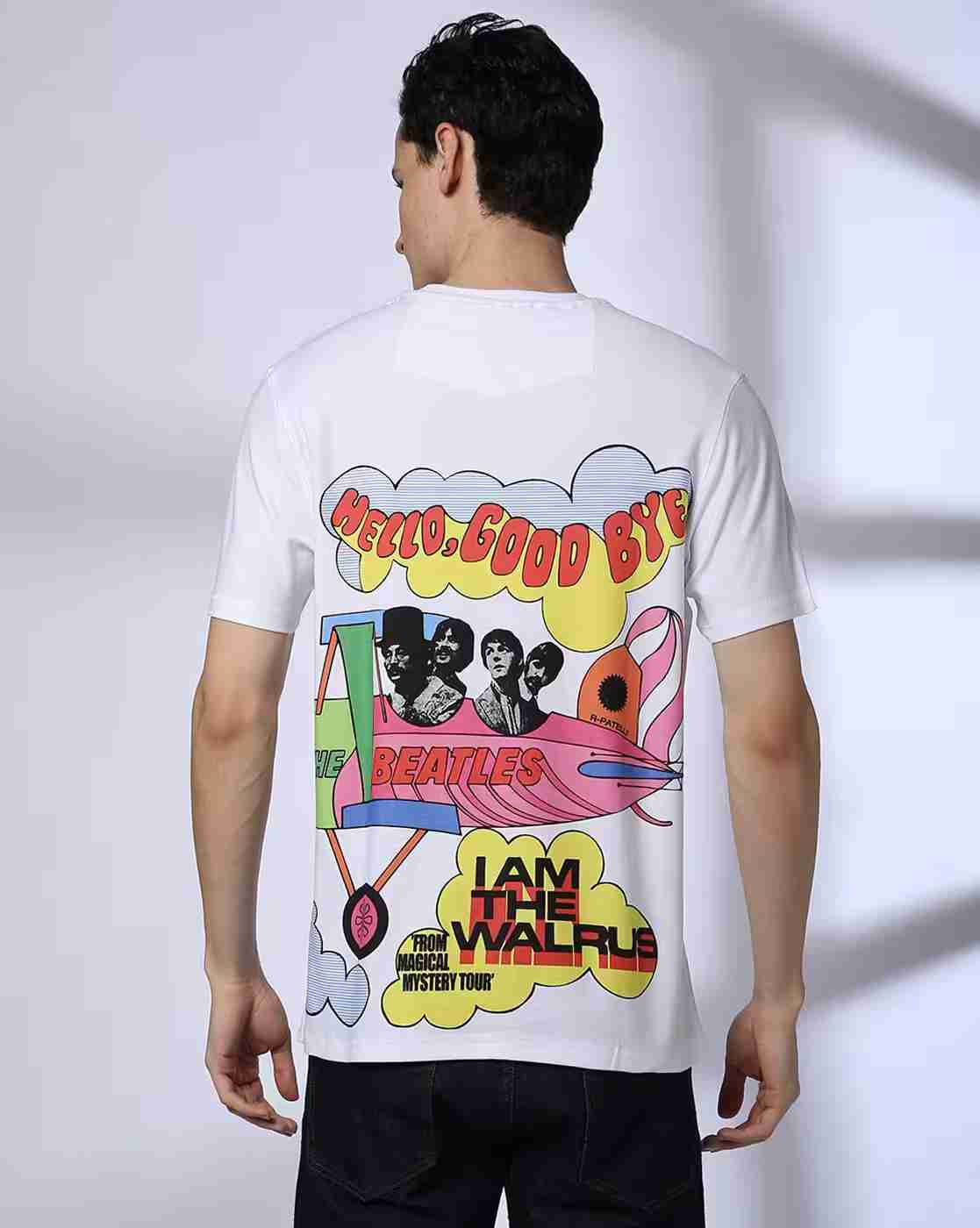 Lee Cooper | The Beatles - Men Beatles Print Regular Fit Crew-Neck T-Shirt|3