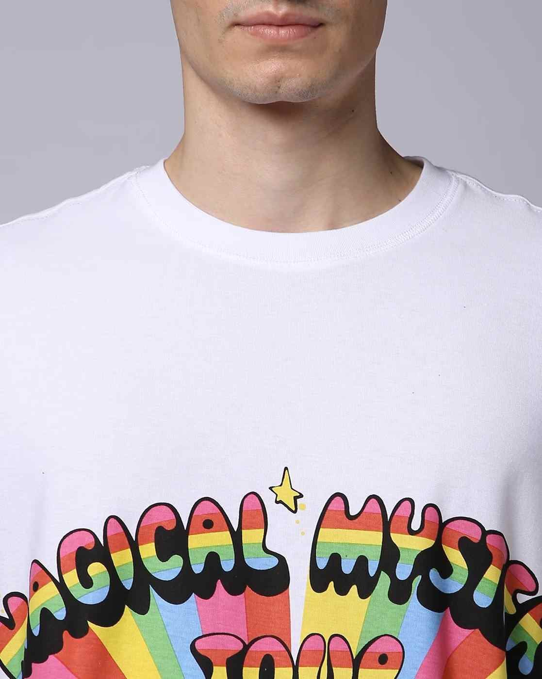 Lee Cooper | The Beatles - Men Beatles Print Regular Fit Crew-Neck T-Shirt|4
