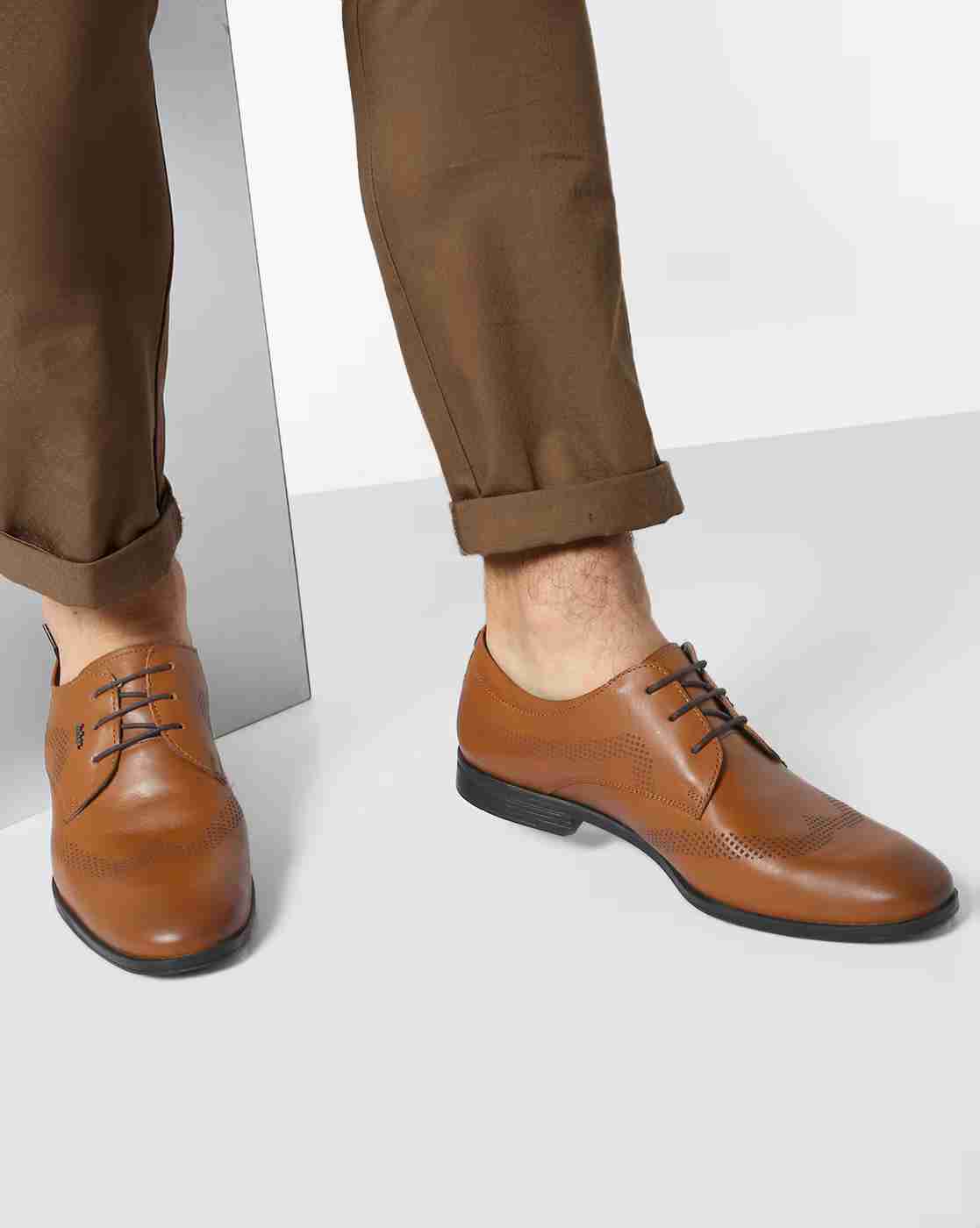 Genuine Leather Lace-Up Formal Shoes