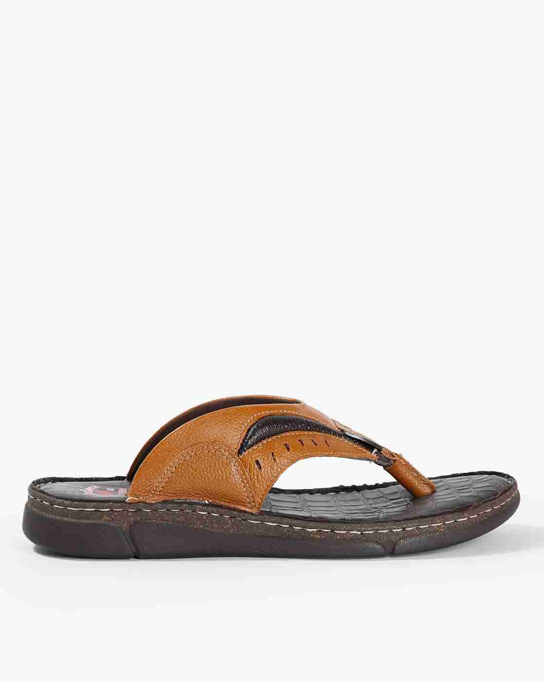 Lee Cooper | Thong-Style Textured Flat Sandals|0
