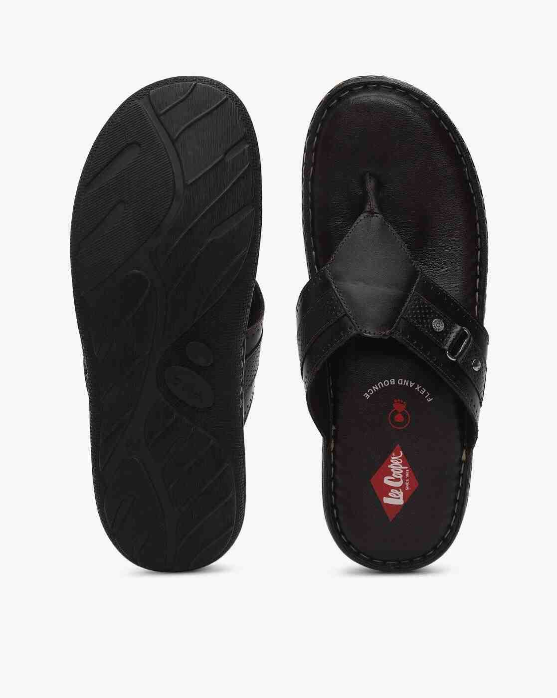 Lee Cooper | Textured Thong-Strap Slippers|2