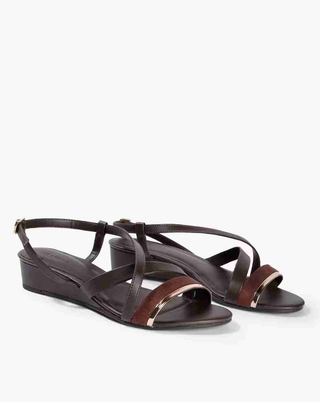 Lee Cooper | Slingback Sandals with Criss-Cross Straps|0