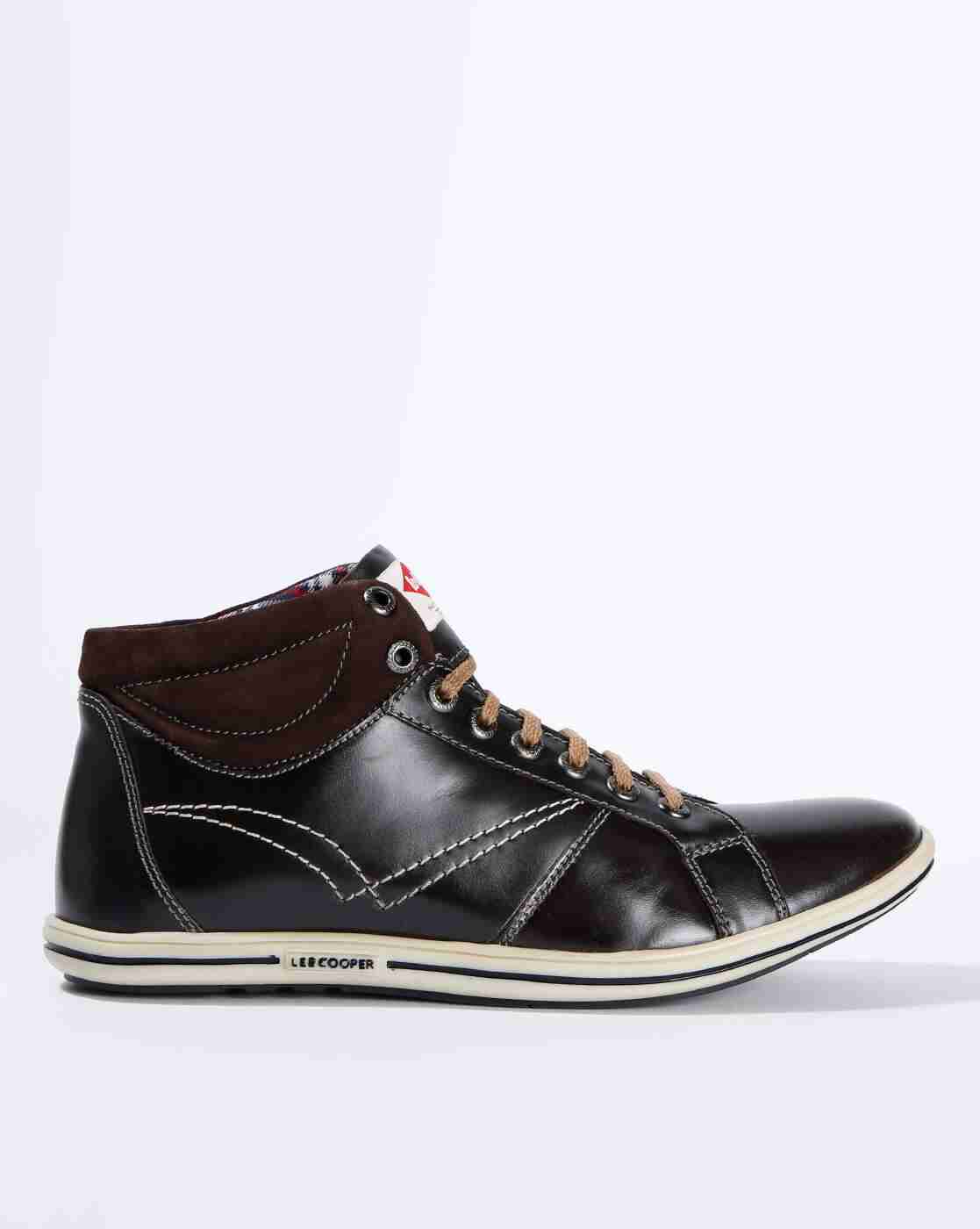 Mid-Top Lace-Up Casual Shoes