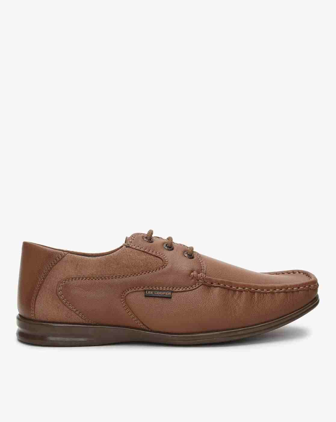 Lee Cooper | Textured Lace-Up Casual Shoes|0