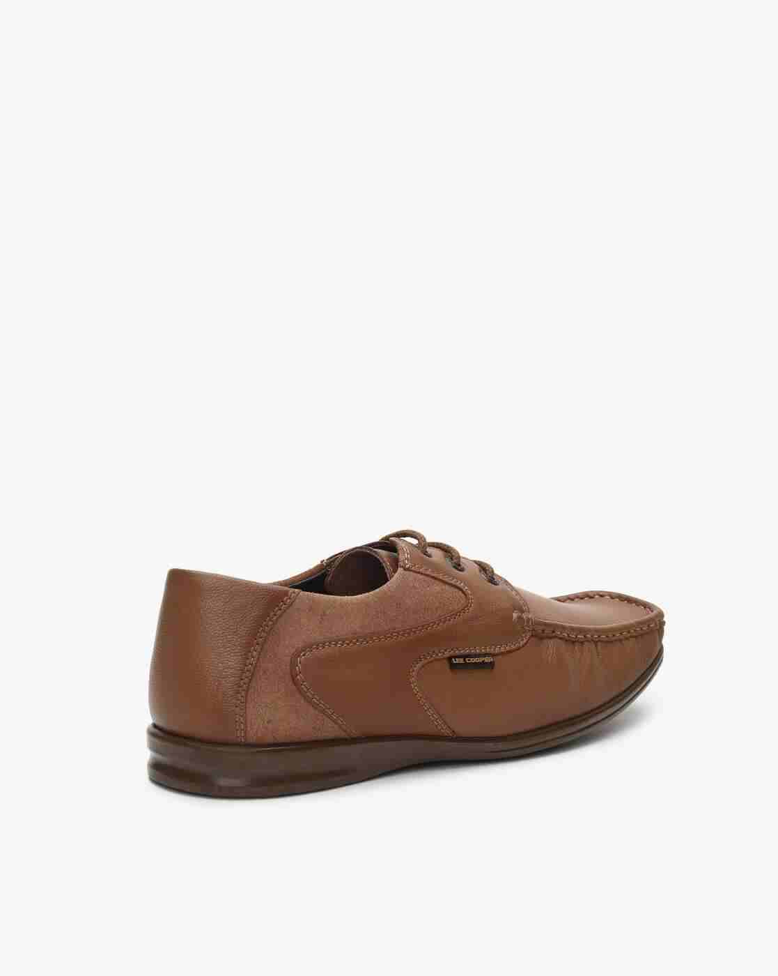 Lee Cooper | Textured Lace-Up Casual Shoes|1